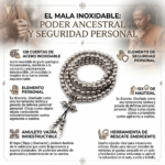 Collar cadena Buda defensa, de acero de 128 bolas 8MM, cuentas tibetanas protection