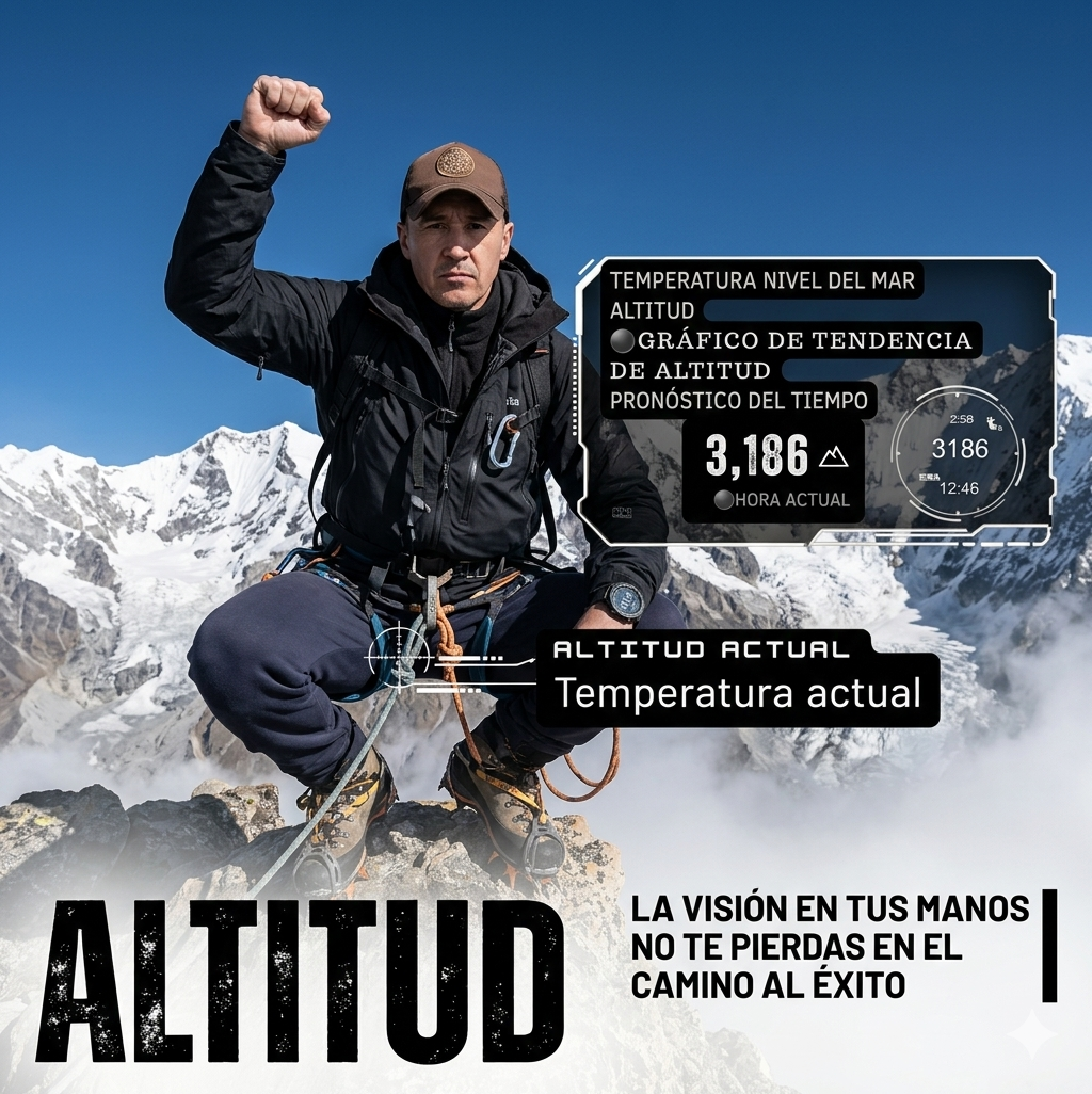 Reloj Apache Militar A-46 altímetro, barómetro, termómetro, brújula, sumergible 50m - Imagen 6