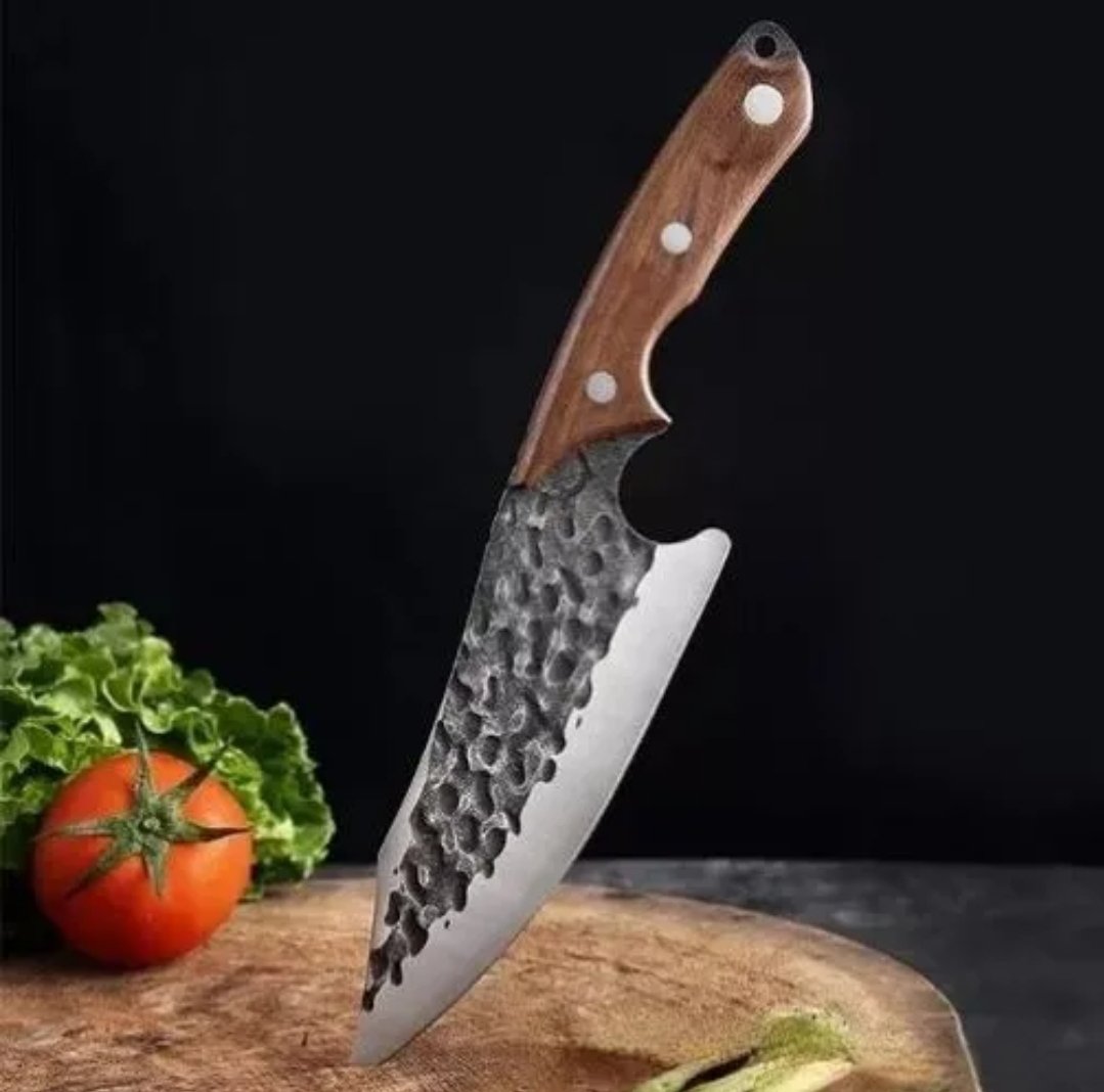 Cuchillo Forja Parrillero, de cocina, camping, supervivencia, asados - Imagen 10