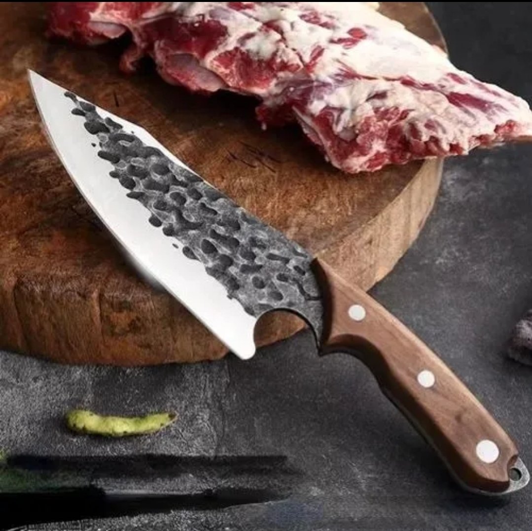 Cuchillo Forja Parrillero, de cocina, camping, supervivencia, asados - Imagen 9