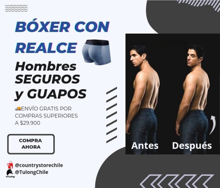Bóxer realzador, realce, relleno fijo - Country Store