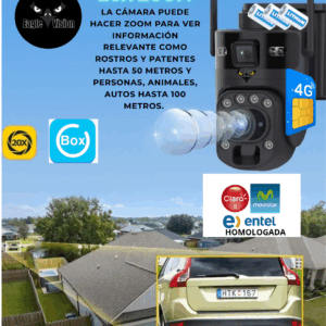 Camara solar 4g " Nova 20xzoom" by Eagle Vision