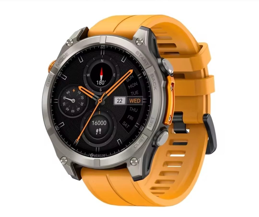 Reloj inteligente GPS Zeblaze Stratos 4 IP69k GPS 6 satelites, Brújula, altímetro, barómetro, linterna - Imagen 2