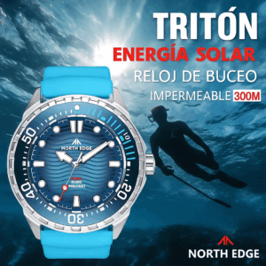 Reloj Tritón carga Solar de buceo by North Edge