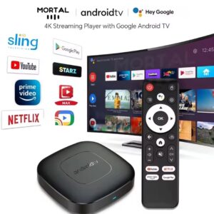 Android TV box mortal T1 5g, control aéreo 2GB ram 16GB rom